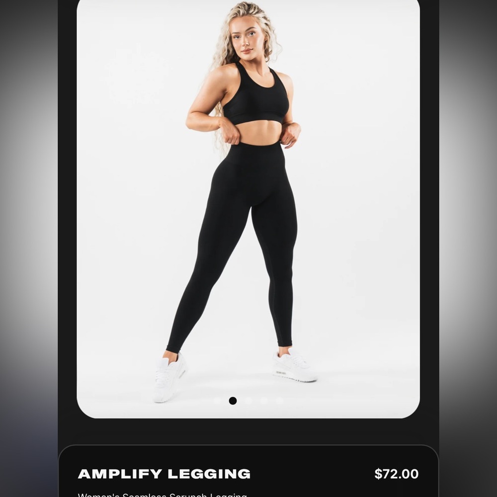 Alphalete black amplify leggings